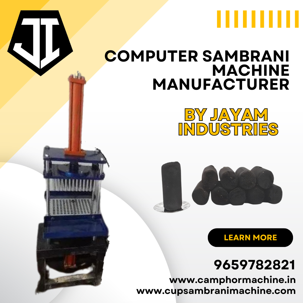 No.1 Computer Sambrani Machine Manufacturer – Jayam Industries