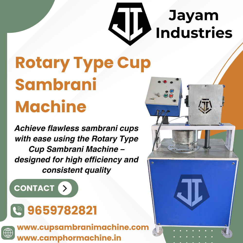 Rotary Type Sambrani Cup Machine Manufacturer